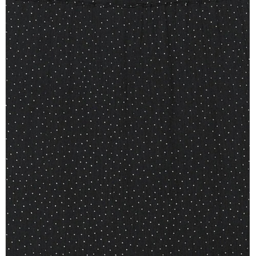 Black Mini Skirt with Tiny White Polka Dots - Des Petits Haut